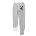 thumbnail image 2 of LSLJS Women's Christmas Santa Claus Print Leggings With Elastic Drawstring Pockets Thick Warm Pants, Womens Work Pants, 2 of 7