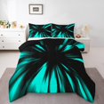 thumbnail image 2 of Erosebridal Gradient Geometric Bedding King Comforter Set, Abstract Striped Down Comforter, Adult Teens, Reversible 3pcs, 2 of 7