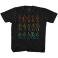 thumbnail image 1 of Street Fighter Outlines Black Toddler T-Shirt, 1 of 2