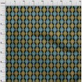 thumbnail image 3 of oneOone Silk Tabby Fabric Swirl Ikat Print Fabric BTY 42 Inch Wide, 3 of 4