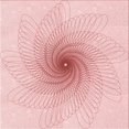 thumbnail image 1 of Ahgly Company Machine Washable Indoor Square Transitional Pastel Red Pink Area Rugs, 8' Square, 1 of 7