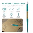 thumbnail image 4 of KAKOWELY 1 Set Retro Wood Handle Calligraphy Pens Ink Dip Pen Set for Art Writing Drawing,7.28"X0.39"X0.39", 4 of 4