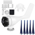 thumbnail image 2 of Small Wind Generator, 800W Small Wind Generator Blade Horizontal Home Wind Turbines Generator Power Parts Turbines Kit for Marine Home, Solar Panels, 2 of 8