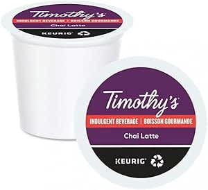 Timothy's Indulgence Chai Latte Keurig® K-Cup® Tea Pods