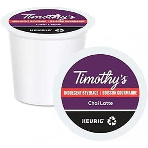 Timothy's Indulgence Chai Pochettes à thé K-Cup® Latte Keurig®
