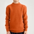 thumbnail image 2 of Posijego 4-18 Years Girls Boys Sweaters Crew Neck Solid Color Long Sleeve Knit Pullover Tops Fall Winter Clothes, 2 of 6