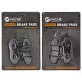thumbnail image 1 of Niche Semi-Metallic Brake Pad Set for Kawasaki KLR650 Motorcycle MK1002720, 1 of 8