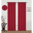 thumbnail image 1 of Jacquard Blackout Panel W 8 Grom (Linea) (Red) (84)- Set of 2, 1 of 1