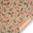 thumbnail image 1 of PVCS Holiday Reversible Wrapping Paper Bundle, Rustic Christmas (Pack of 1, 145 sq. ft. ttl) Red Fruit, 1 of 6
