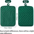 thumbnail image 2 of HAOAN 5 Pcs Supports de Pot pour Cuisine Résistant à la Chaleur Rose Support de Pot en Coton Multifonction Lavable en Machine Gant de Four avec Poche à Boucle pour Cuisson Quotidienne, 2 of 6
