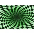thumbnail image 1 of Ahgly Company Tapis Rectangulaire Lavable en Machine Vert Transitionnel, 7 Pieds x 9 Pieds, 1 of 7