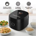 thumbnail image 2 of Salton 12-Cup Micom Multifunction Digital Rice Cooker | Fuzzy Logic Technology | Perfect for Rice, Quinoa, Oats | Turbo Fan | 3L Capacity & Accessories Included (RC2126BK), 2 of 9