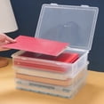 SUTENGDA Dyegold A4 Paper Organizer Clearance Plastic Storage Box with ...