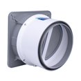 thumbnail image 3 of Adaptateur de Conduit Résistant aux Odeurs avec Clapet Anti-Retour Gris m, 3 of 9