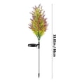 thumbnail image 3 of TIMIFIS Simulation Ground Pine and Cypress Trees Lights Solar Christmas Decorative Lights LED Outdoor Garden Lights Simulation Christmas Tree Garden Meadow Lights Scenery Ground Lights, 3 of 6