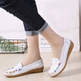 thumbnail image 4 of Chaussures Plates Décontractées pour Femmes à Bout Rond Mocassins Semelle Souple Chaussures Simples Décontractées Type Pois, 4 of 9