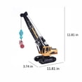 thumbnail image 2 of Bamboohart RC Truck  Crawler Tower Crane Hoist Dragline  Die-cast Model Lifiting  Cable Remote Control Excavator  Tractor Digging Engineering Toy  Construction Vehicle  Construction Toy f, 2 of 8