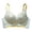 Blue, variant on Women's Full Coverage Floral Lace Bra, Comfortable Wireless Padded Lifting Comfort Everyday Bra for A-C Cup