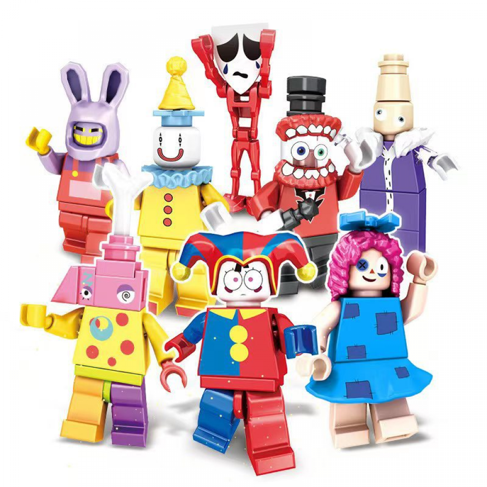 8 Pc Magic Numbers Circus Mini Building Blocks Toy Compatible With Other Building Blocks, Gift For Boys, Age 6 +ZJKDGJKJ
