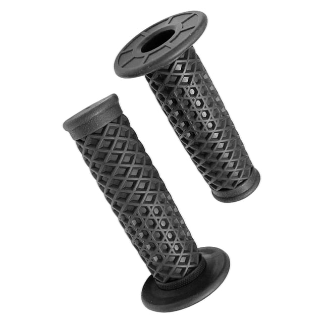 funtasica Universal Motorcycle Handlebar Grips Non-Slip Hand Grip 22mm 24mm Parts Controls Grey