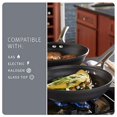 thumbnail image 4 of Calphalon Contemporary Hard-Anodized Aluminum Nonstick Cookware, Omelette Pan, 10-inch and 12-inch Set, Black, 4 of 5