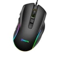 thumbnail image 3 of Souris de Jeu Filaire 10 Boutons Réglable RGB; Accessoire Informatique de Jeu 10 Boutons avec Lumière Colorée, 3 of 10