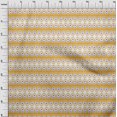 thumbnail image 3 of oneOone Cotton Poplin Fabric Peacock Feather Ikat Printed Craft Fabric BTY 56 Inch Wide, 3 of 4