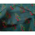 thumbnail image 4 of oneOone Silk Tabby Fabric Leaves & Floral Block Decor Fabric Printed BTY 42 Inch Wide, 4 of 4