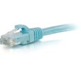 thumbnail image 2 of C2G Câble Ethernet de Réseau Cat6a Sans Accroc Non Blindé (UTP) de 25 Pi - Câble de Patch - RJ-45 (m) vers RJ-45 (m) - 25 Pi - UTP - CAT 6a - Moulé, Sans Accroc, Échoué - aqua, 2 of 4