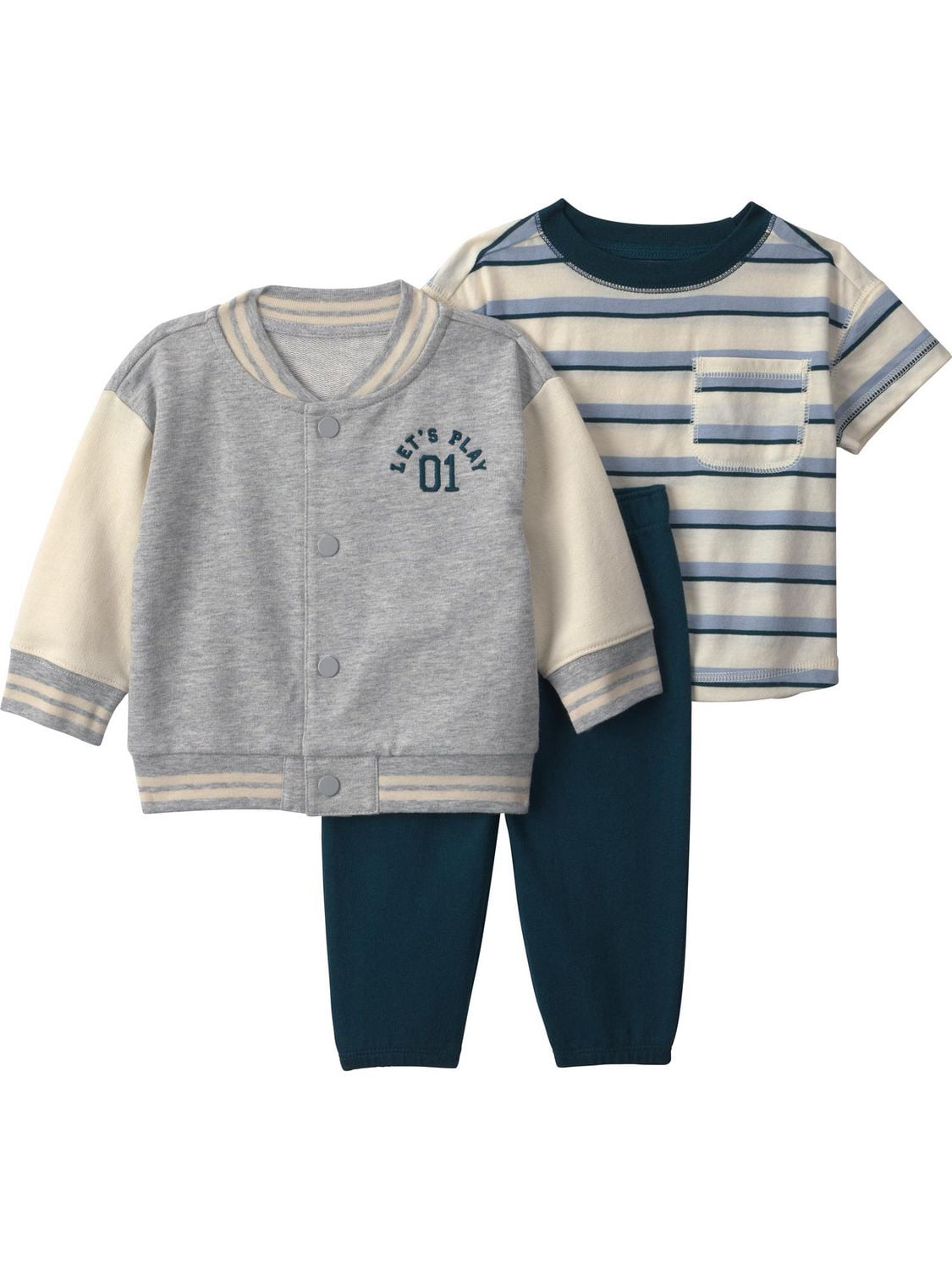 Carter's Child of Mine Baby Boy 3-Piece Varsity Set