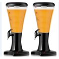 thumbnail image 1 of Costway Ensemble de 2 Distributeurs de Tour de Bière Froide 3L Plastique avec Lumières Led Neuf, 1 of 10