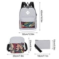 thumbnail image 3 of Lksixu Fashionable And Backpack Campus Version College Style Casual Backpack 3-piece Set Storage Bins Organizers and Storage, 3 of 6