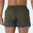 thumbnail image 2 of Plebaso Men's Mesh Running Shorts Workout Breathable Beach Shorts Athletic Training Shorts with Pockets, 2 of 3