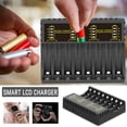 thumbnail image 2 of Chargeur Rapide à 8 Fentes pour Piles Li-Ion Rechargeables RCR123A (Compatible avec 16340, 16350, 16360), 2 of 5