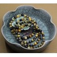 thumbnail image 4 of Bracelet Extensible Unisexe en Perles Rondes de 6 mm en Oeil de Tigre Bleu Doré Naturel, 4 of 5