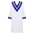 thumbnail image 2 of Rswnyirn Robe d'Église Élégante pour Femmes Hommes Prêtres Luthériens Prédicateurs Robes de Ministre Robe de Soirée Bleue S/150, 2 of 5
