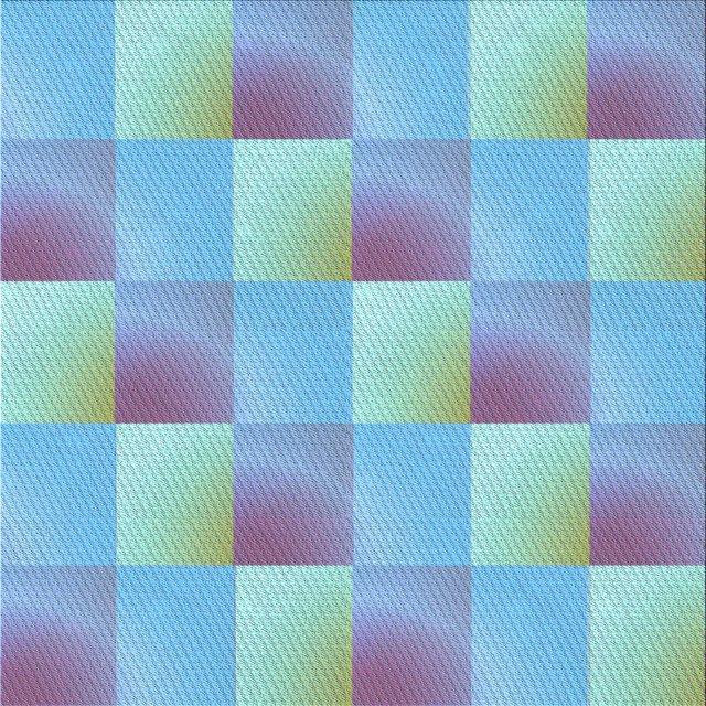 Ahgly Tapis d'Intérieur Lavable en Machine Carré Transitionnel Violet Clair Bleu, 7 Pieds Carré