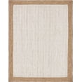 thumbnail image 3 of 10 Ft Round Red Jute Area Rug, Hand-Woven, Reversible, Farmhouse Boho Style, Durable & Pet-Friendly Rug for Living Room, Dining Room, and Bedroom, 3 of 5