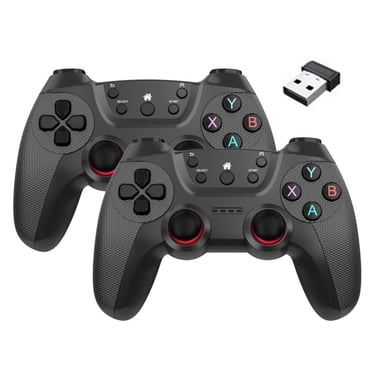 Manette de Jeu Sans Fil 2,4 g pour Android Mobile/TV/Décodeur/PS3/PC - Double Jeu Gris Combat avec Pile 400 mAh, 1,5-2 H d'Autonomie, Brancher et Jouer, Inclut Récepteur et Manuel dans une Boîte Couleur