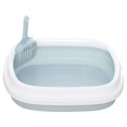 thumbnail image 1 of Cat Litter Pan Set High Edge Pet Litter Pan Set Cat Litter Box with Scoop, 1 of 10