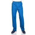 thumbnail image 1 of Landau Essentials 7 Pocket Scrub Pants for Men's: Classic Relaxed Fit, Elastic, Zipper Front, Pull-on Medical 8555, 1 of 1