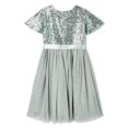 thumbnail image 2 of Robe en maille à paillettes George pour filles, 2 of 2