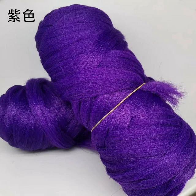4Packs Brazilian Yarn Wool Arylic Thread for Hair+Crochet Hook African Braid Twist Warps Synthetic Fiber Hair Extension 12 Color