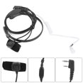 thumbnail image 3 of Talkie Headphone, Two Way  Earpiece Action Throat Mic Headset Practical And Dependable  For  For Most People, 3 of 8