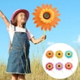 thumbnail image 2 of JINGT Sunflower Lawn Pinwheel Wind Spinner Small Garden Windmill Decor Red, 2 of 5