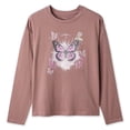 thumbnail image 1 of George Girls' Long-Sleeve Graphic T-Shirt, 1 of 6