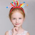 thumbnail image 2 of 2pcs Creative Pom Pom Headband Children Party Headwear Party Accessory Supply, 2 of 9