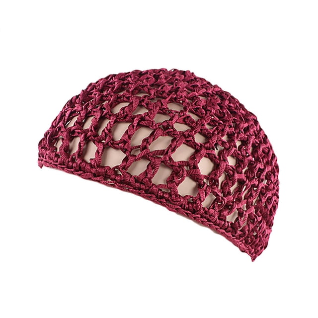 Baberdicy Silk Lined Hair Net - Wig Liner Cap with Satin Edging, Protective Sleep Bonnet, B One Size