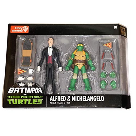 DC Collectibles Batman VS TMNT - Alfred & Michelangelo