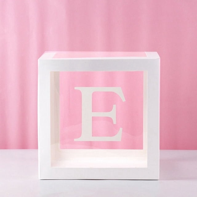 BKER 26 Letters DIY Party Decoration White Transparent Balloons Wedding Confession Birthday Party Decoration Scene Layout Balloons